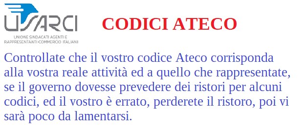CODICI ATECO